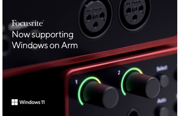 Όλες οι Focusrite USB κάρτες ήχου είναι πλέον συμβατές με Windows on Arm