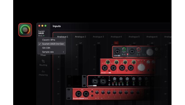 Focusrite Control 2:  Τώρα συμβατό με ακόμη περισσότερες κάρτες ήχου
