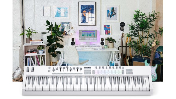 Novation Launchkey 61 MK4. Τώρα και σε λευκό χρώμα! Novation Launchkey 61 MK4. Τώρα και σε λευκό χρώμα!