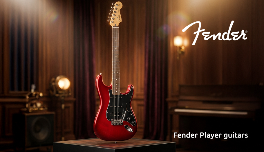 Η Fender Player Series φέρνει τον αυθεντικό Fender ήχο σε μια σύγχρονη, ευέλικτη σειρά για κάθε σκηνή και στούντιο. Άνετο παίξιμο και κλασικός χαρακτήρας, ιδανική επιλογή για κιθαρίστες και μπασίστες που θέλουν αξιοπιστία και έμπνευση σε κάθε session.