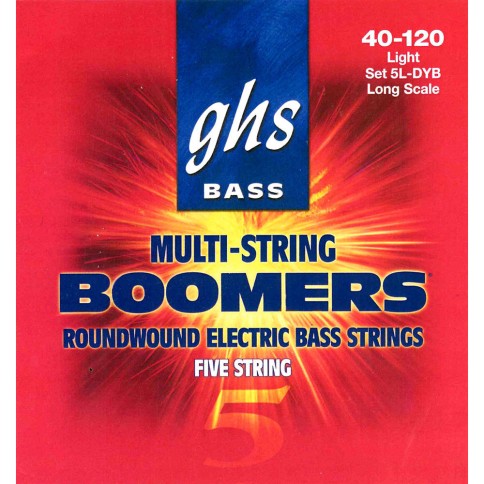 GHS ΣΕΤ ΧΟΡΔΕΣ ΜΠΑΣΟΥ 5-STR BOOMERS