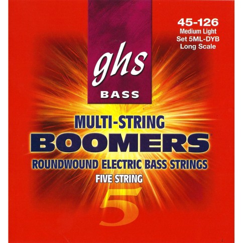 GHS BASS STRINGS 5-STR BOOMERS