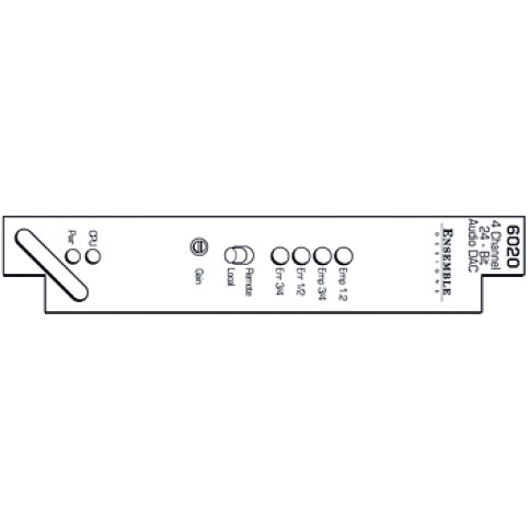 ENSEMBLE DESIGN 4-CH AES TO ANALOG CONVERTER