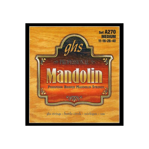 GHS PHOSPHOR BRONZE MANDOLIN STRINGS 011-040 GHS PHOSPHOR BRONZE MANDOLIN STRINGS 011-040
