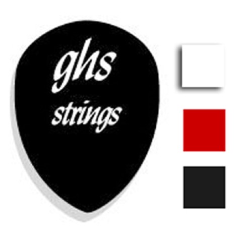 GHS PICKS STYLE S HEAVY PICK-BLK