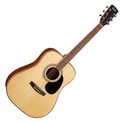 CORT ACOUSTIC GUITAR DREADNOUGHT NATURAL SATIN W/BAG
