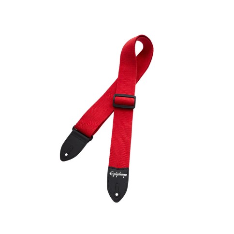 EPIPHONE GUITAR ZONE COTTON GUITAR STRAP RED
