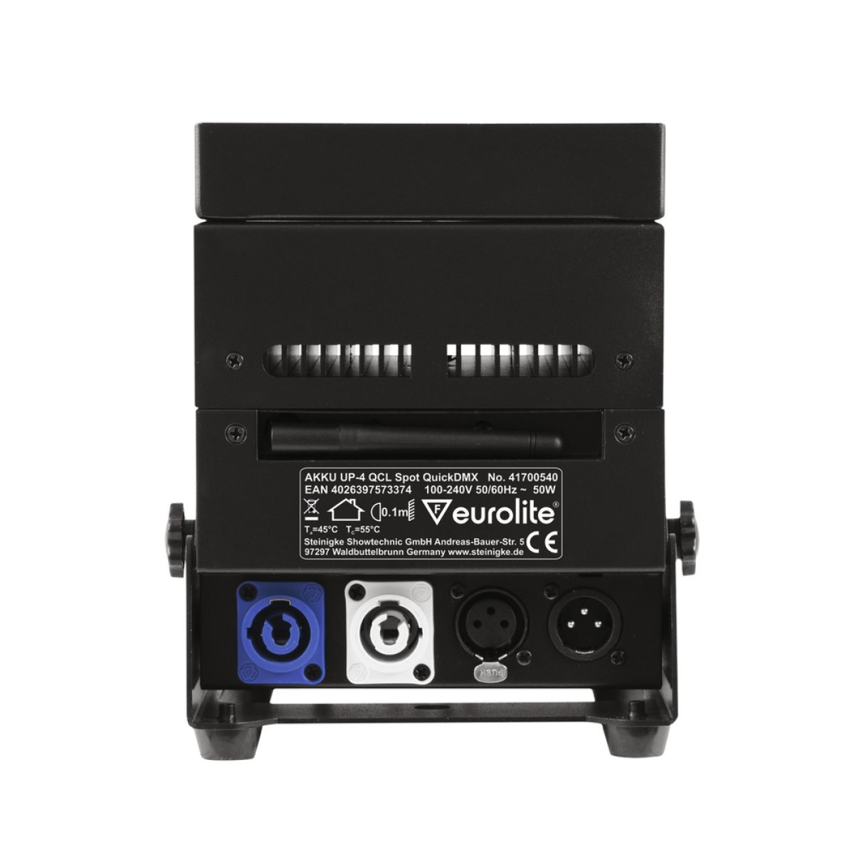 EUROLITE BRIGHT UPLIGHT WITH 4 X 8 W 4IN1 LED AND QUICKDMX TRANSCEIVER BRIGHT UPLIGHT WITH 4 X 8 W 4IN1 LED AND QUICKDMX TRANSCEIVER