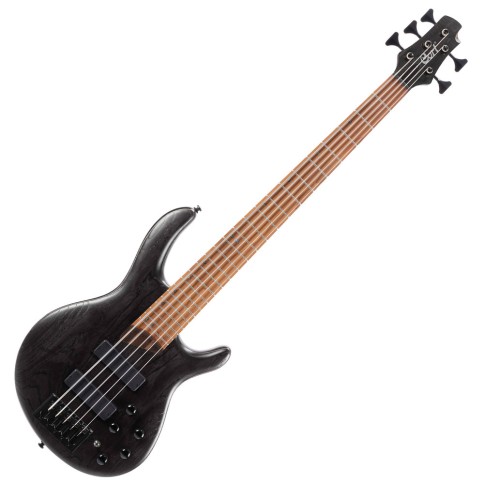 CORT ELECTRIC BASS  ARTISAN SERIES OPEN PORE TRANS BLACK