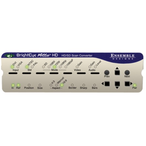 ENSEMBLE DESIGN SD/HD SCAN CONVERTER