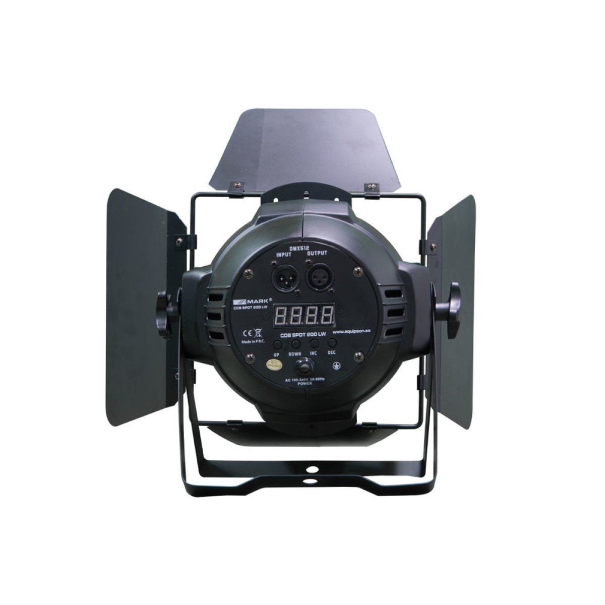 PAR COB LED 200W WITH BARNDOORS PAR COB LED 200W WITH BARNDOORS