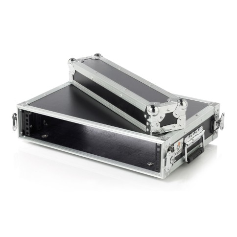BESPECO 2U RACK WOODEN FLIGHT CASE BESPECO 2U RACK WOODEN FLIGHT CASE