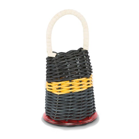 NATAL CAXIXI LARGE BLACK-YELLOW BAND & RED ENDS NATAL CAXIXI LARGE BLACK-YELLOW BAND & RED ENDS