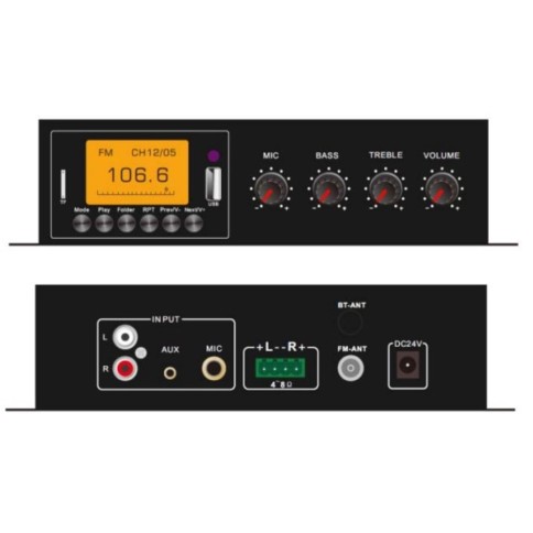 CMX AUDIO Stereo Amp with USB/Bluetooth/FM MIC & Aux input CMX AUDIO Stereo Amp with USB/Bluetooth/FM MIC & Aux input