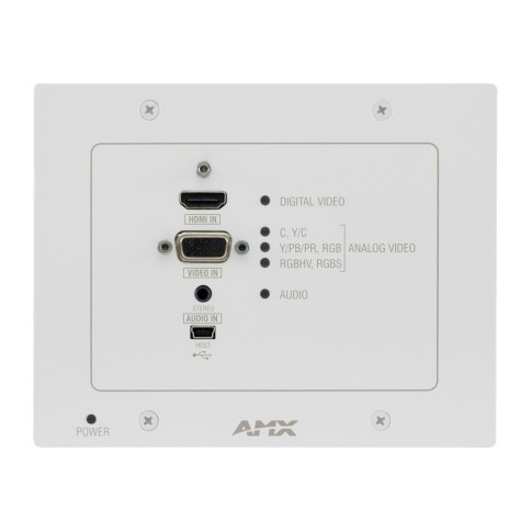 AMX DXLINK MULTI-FORMAT WALLPLATE TRANSMITTER AMX DXLINK MULTI-FORMAT WALLPLATE TRANSMITTER