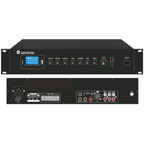 CMX AUDIO 240W 19in ΕΝΙΣΧΥΤΗΣ ΜΕΙΚΤΗΣ ΜΕ USB/BLUETOOTH/FM