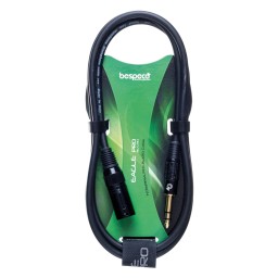 BESPECO GUITAR CABLE JACK TRS /CANNON M 0,3m