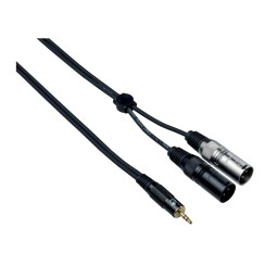 BESPECO CABLE MINI JACK ST/2 XLR MALE 1,5m