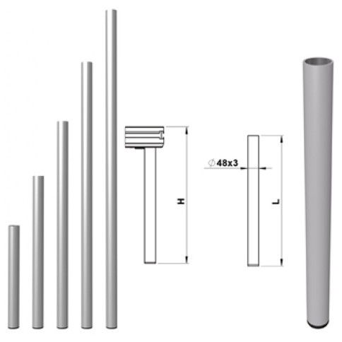 EUROTRUSS ROUND LEG DECK HEIGHT 70CM EUROTRUSS ROUND LEG DECK HEIGHT 70CM