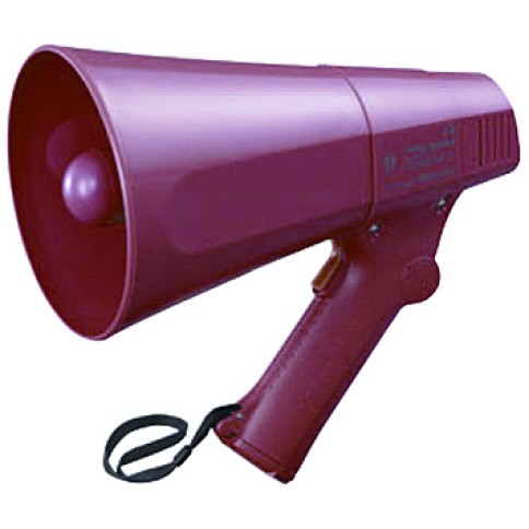 TOA HAND GRIP TYPE MEGAPHONE R6P(AA) 8(12V DC) 6W-10W