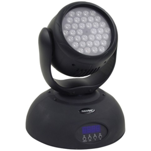 FUTURELIGHT LED WASH MOVING HEAD WITH 36 RGB LEDX1W