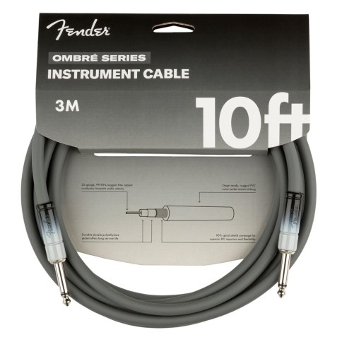 FENDER ΚΑΛΩΔΙΟ ΚΙΘΑΡΑΣ OMBRE 10'' SILVER SMOKE