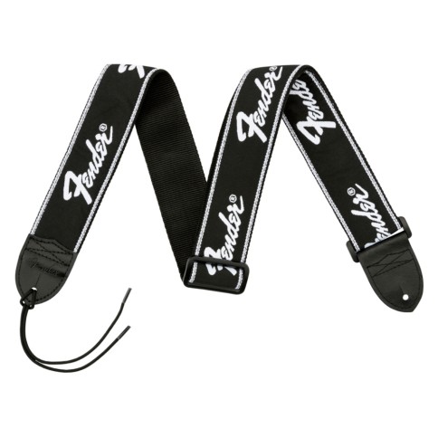 FENDER STRAP RUNNING LOGO STRAP BLACK