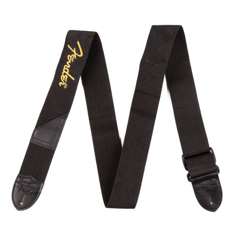 FENDER GUITAR CABLE POLYSTRAP BLK YELLOW