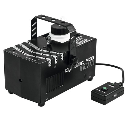 EUROLITE COMPACT FOG MACHINE WITH 600 W POWER AND CABLE REMOTE CONTROL