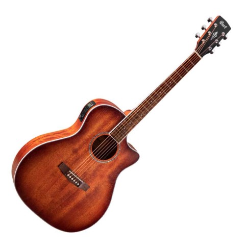 CORT ELECTRACOUSTIC GUITAR GA SERIES GA-MEDX OP MAHOGANY 