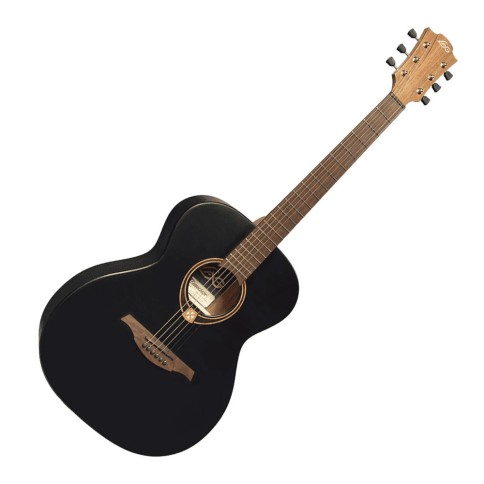 LAG ACOUSTIC GUITAR  AUDITORIUM BLACK SATIN