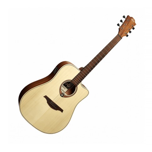 LAG ELECTRACOUSTIC GUITAR  DREADNOUGHT CWY NATURAL SATIN