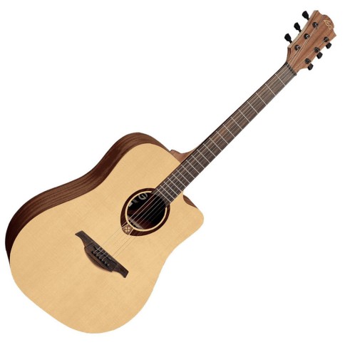 LAG ACOUSTIC GUITAR DREADNOUGHT CUTAWAY NATURAL