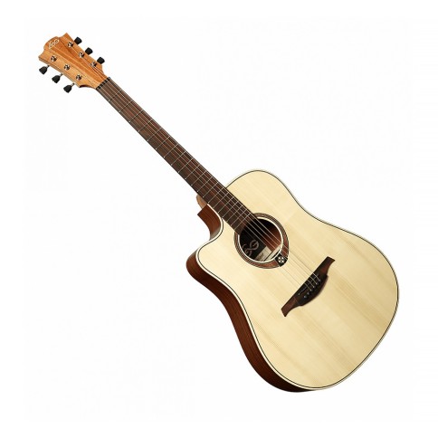 LAG ELECTRACOUSTIC GUITAR DREADNOUGHT CWY LEFT HAND NATURAL