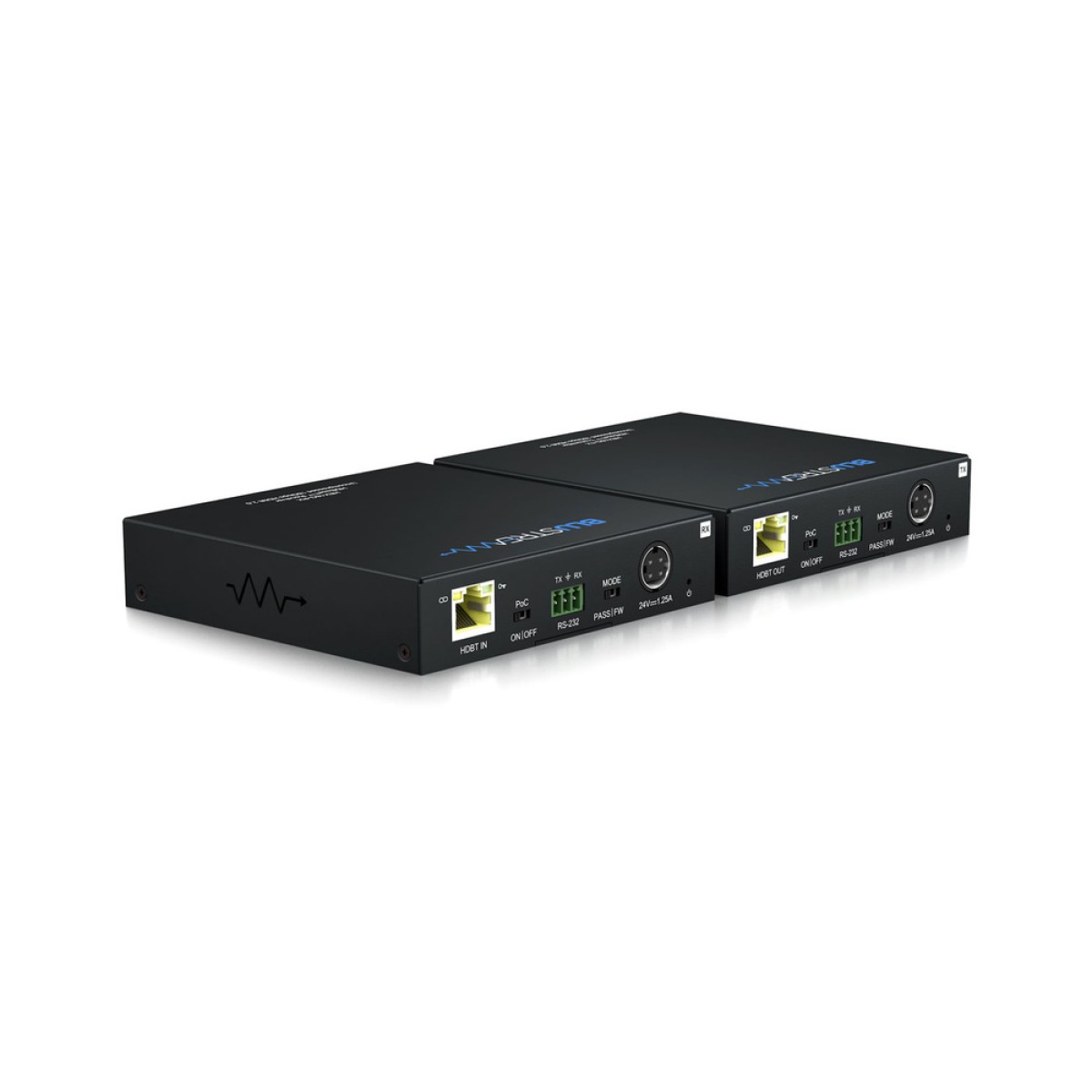 BLUSTREAM Uncompressed 18Gbps HDBaseT Extender Set - 100m BLUSTREAM Uncompressed 18Gbps HDBaseT Extender Set - 100m