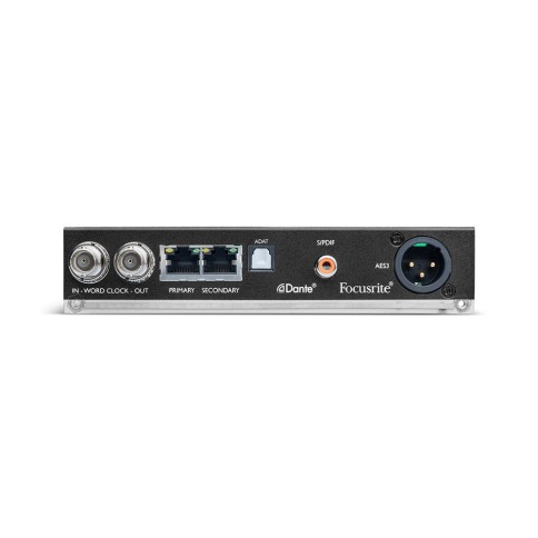 FOCUSRITE A/D CARD 2 CHANNEL DANTE & AES/SPDIF/OP OUT