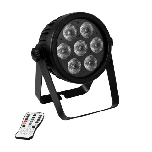 EUROLITE INAUDIBLE 7IN1 PAR SPOTLIGHT IN A SPACE-SAVING DESIGN