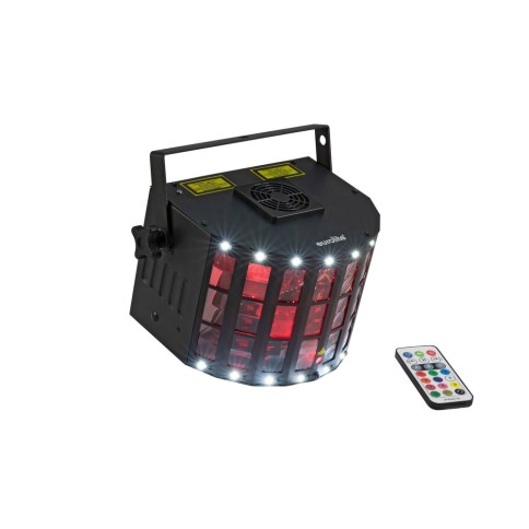 EUROLITE DMX light effect with RG laser,LED derby, strobe