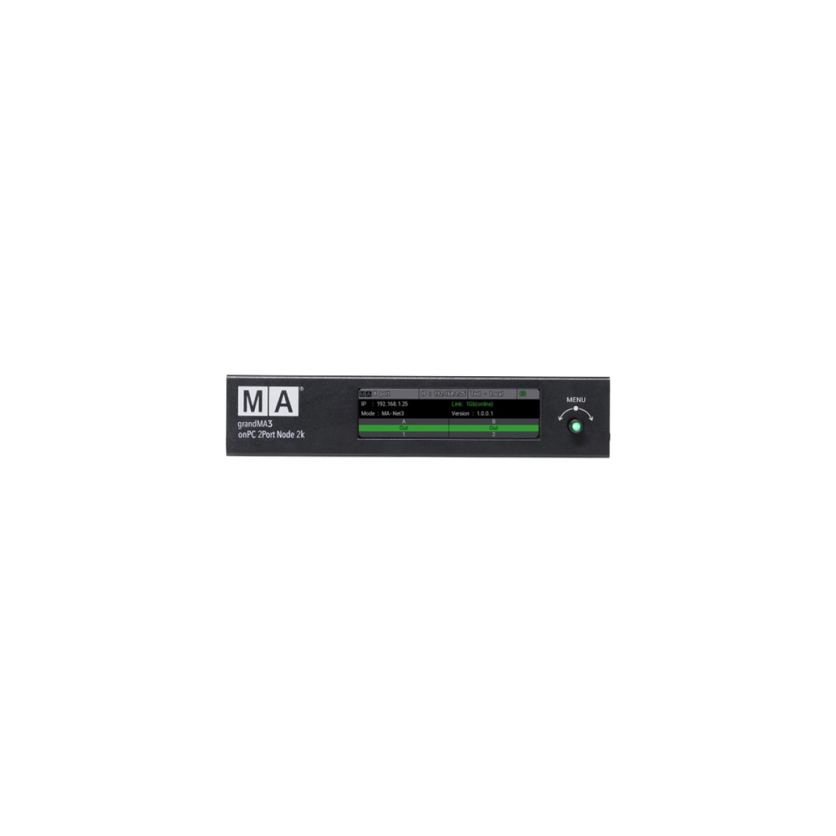 MA LIGHTING MA3 NETWORK PoE 2PORT NODE 4096 PARAMETERS MA LIGHTING MA3 NETWORK PoE 2PORT NODE 4096 PARAMETERS