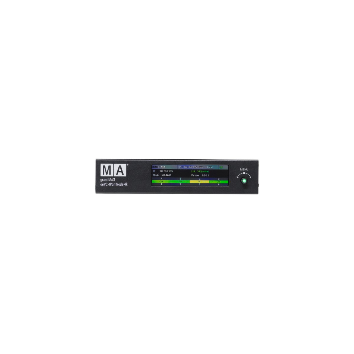 MA LIGHTING MA3 NETWORK PoE 4PORT NODE 4096 PARAMETERS MA LIGHTING MA3 NETWORK PoE 4PORT NODE 4096 PARAMETERS