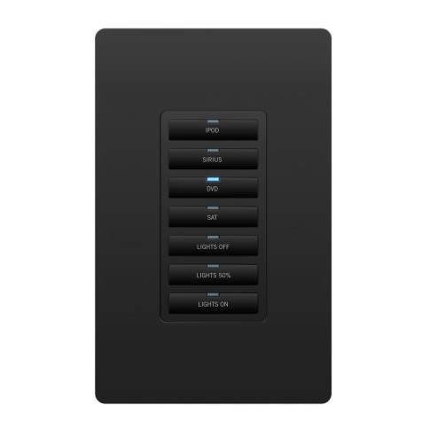 AMX Metreau 7-Button Ethernet Keypad,Black
