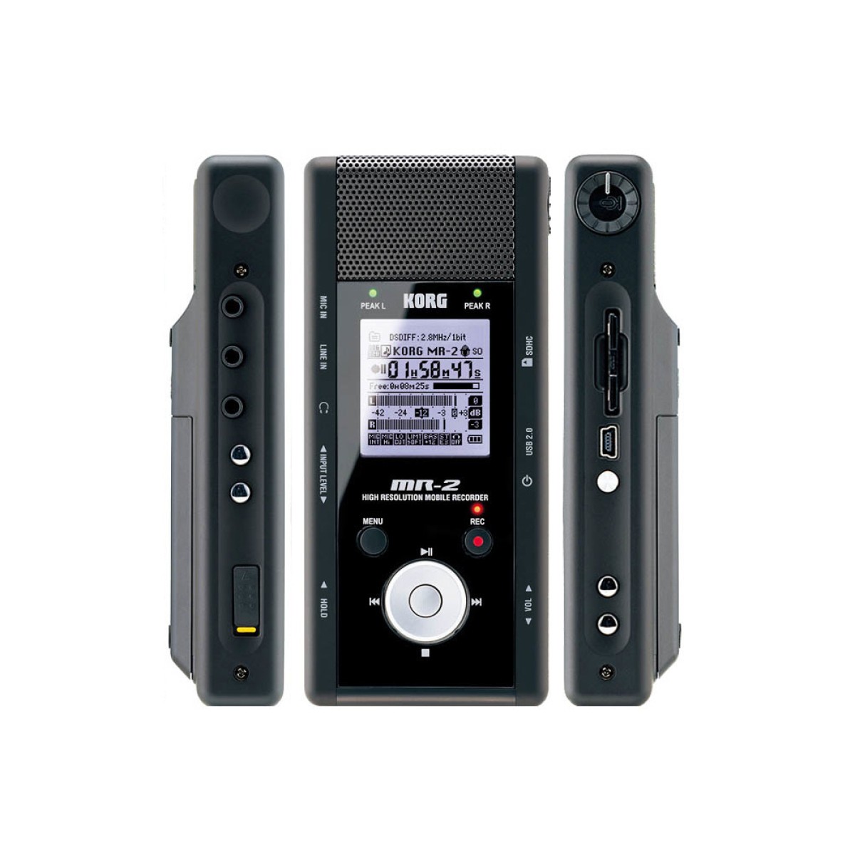 KORG PORTABLE 2-CH 1-BIT DIGITAL RECORDER PORTABLE 2-CH 1-BIT DIGITAL RECORDER