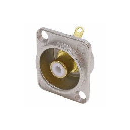 NEUTRIK PHONO SOCKET IN D-SHAPE HOUSIN NEUTRIK PHONO SOCKET IN D-SHAPE HOUSIN