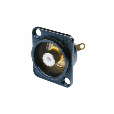 NEUTRIK PHONO SOCKET IN D-SHAPE HOUSIN NEUTRIK PHONO SOCKET IN D-SHAPE HOUSIN