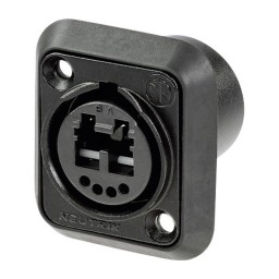NEUTRIK CONNECTOR ΣΑΣΙ ΜΑΥΡΟ ΧΡΩΜΑ 4 ΕΠΑΦΕΣ