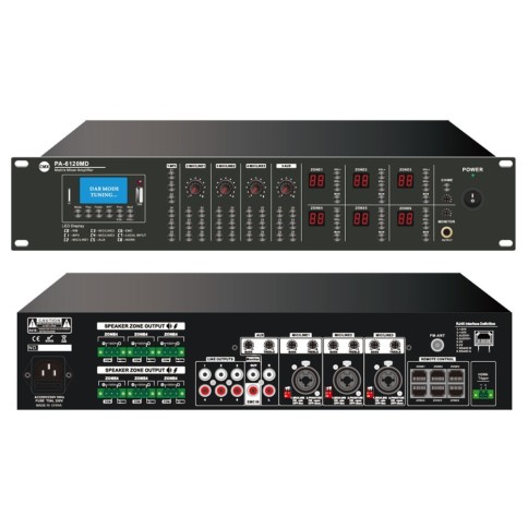 CMX AUDIO ΕΝΙΣΧΥΤΗΣ-ΜΙΚΤΗΣ 6ZONE MATRIX USB/SD/FM/BT