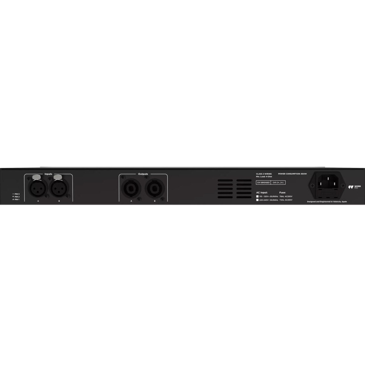 WORK ΤΕΛΙΚΟΣ ΕΝΙΣΧΥΤΗΣ 2Χ300W/4 Ohm WORK ΤΕΛΙΚΟΣ ΕΝΙΣΧΥΤΗΣ 2Χ300W/4 Ohm