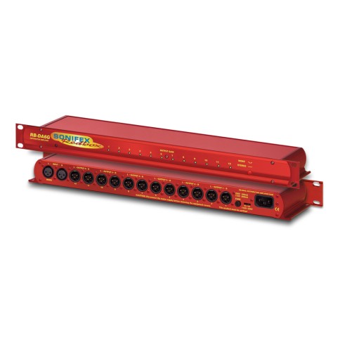 SONIFEX 6 Way Stereo Distribution Amplifier με έλεγχο gain