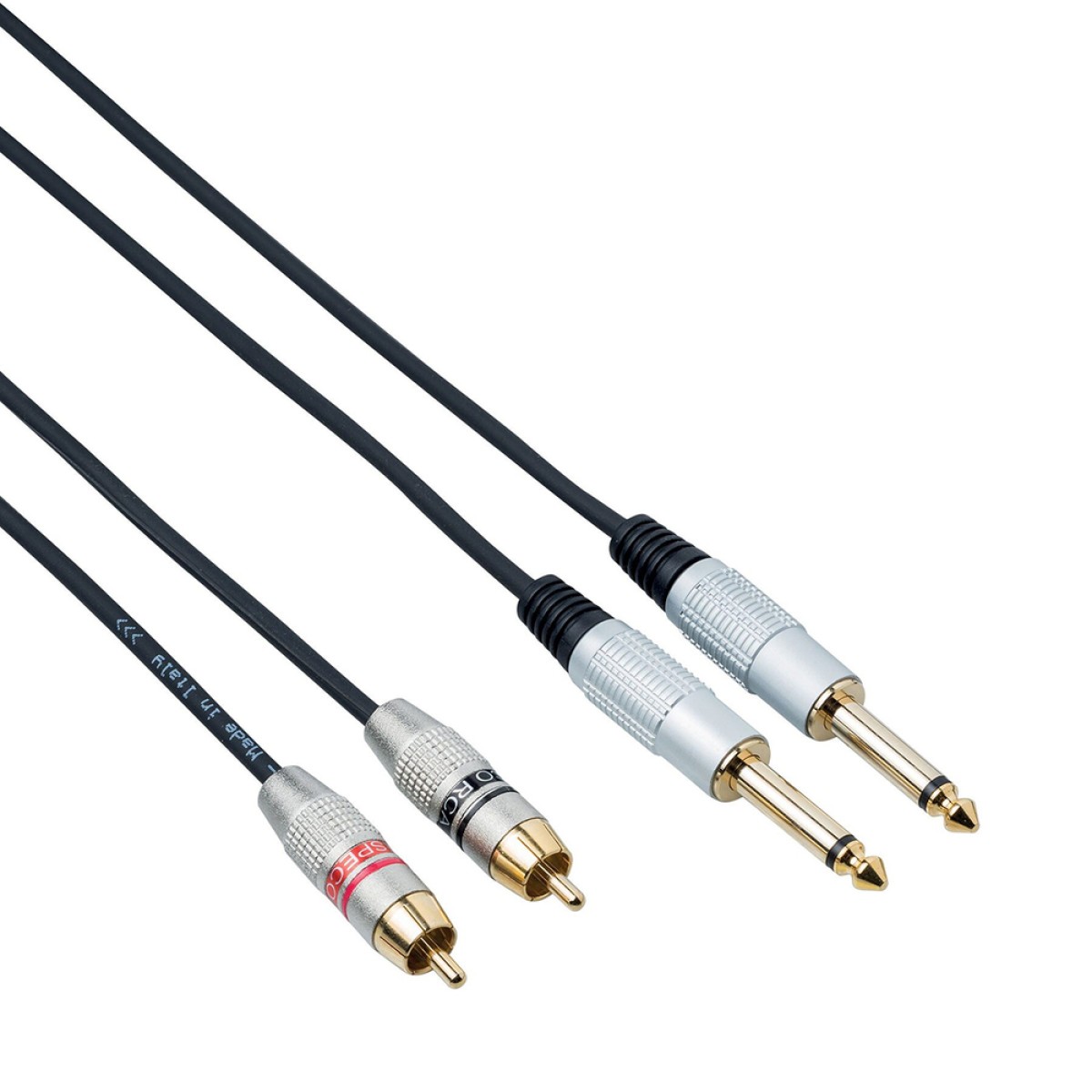 ΚΑΛΩΔΙΟ 2XRCA ΣΕ 2XJACK1/4 1.5M ΚΑΛΩΔΙΟ 2XRCA ΣΕ 2XJACK1/4 1.5M