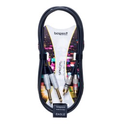 BESPECO CABLE 2xRCA TO 2xJACK1/4 1.5m